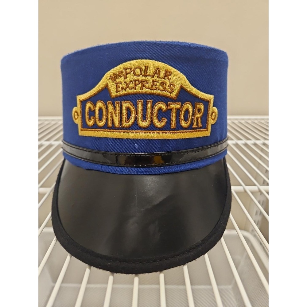 The Polar Express Conductor Hat Youth Blue Official Warner Bros Christmas...